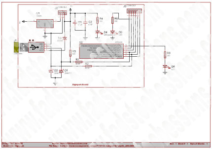 ATtiny85 Schematic