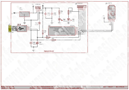 ATtiny85 Schematic