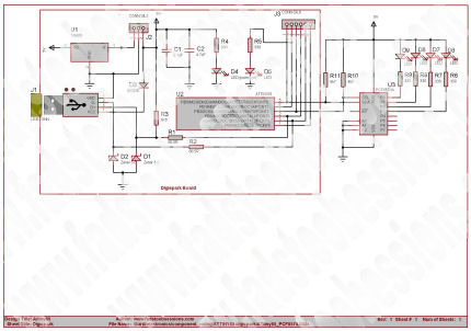 ATtiny85 Schematic