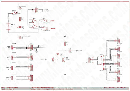 Bazz Fuzz Basic Schematic