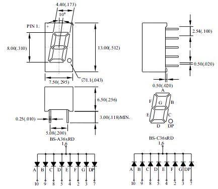 7-segment LED Display