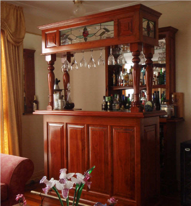 the bar