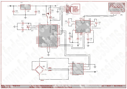 HX711 Basic Schematic