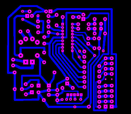UV Light Box PCB - Top Copper