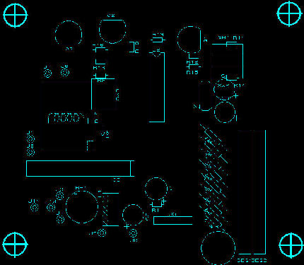 UV Light Box PCB - Silk Screen